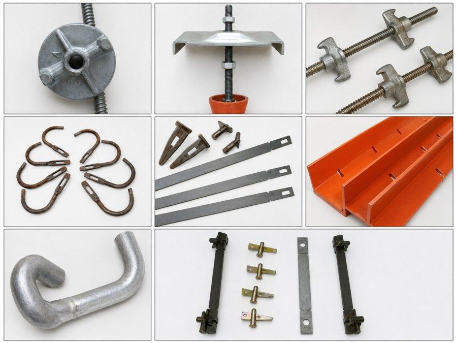 Cốp pha là gì? Có bao nhiêu loại cốp pha trong xây dựng hiện nay? Bộ phụ kiện cốp pha: ty ren, bát chuồn, côn chống thấm, kẹp bướm