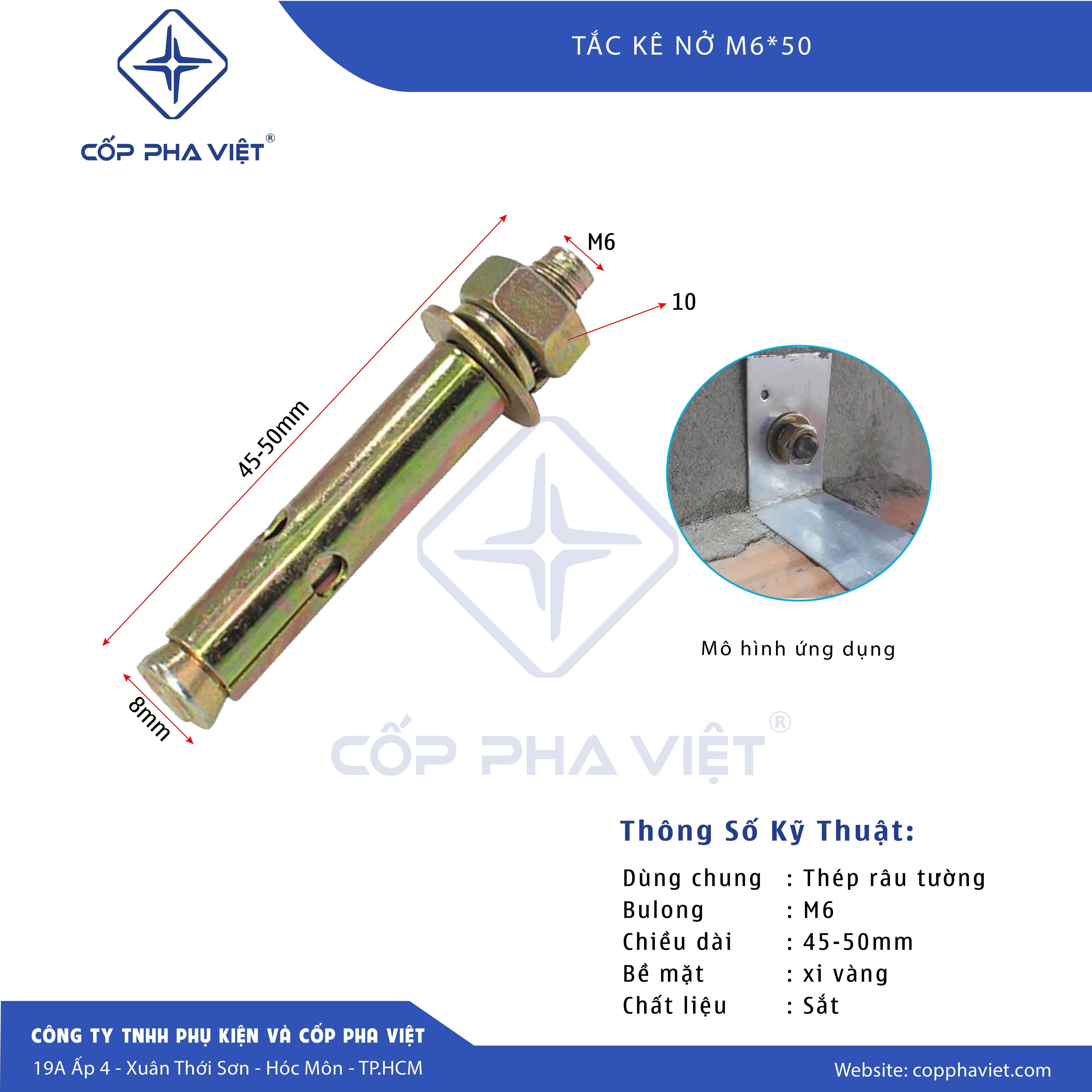 Tắc Kê Sắt M6