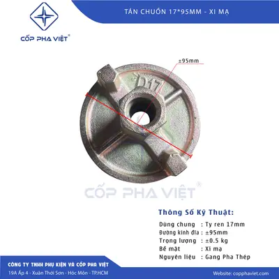 Tán Chuồn 17 D95 Xi Mạ