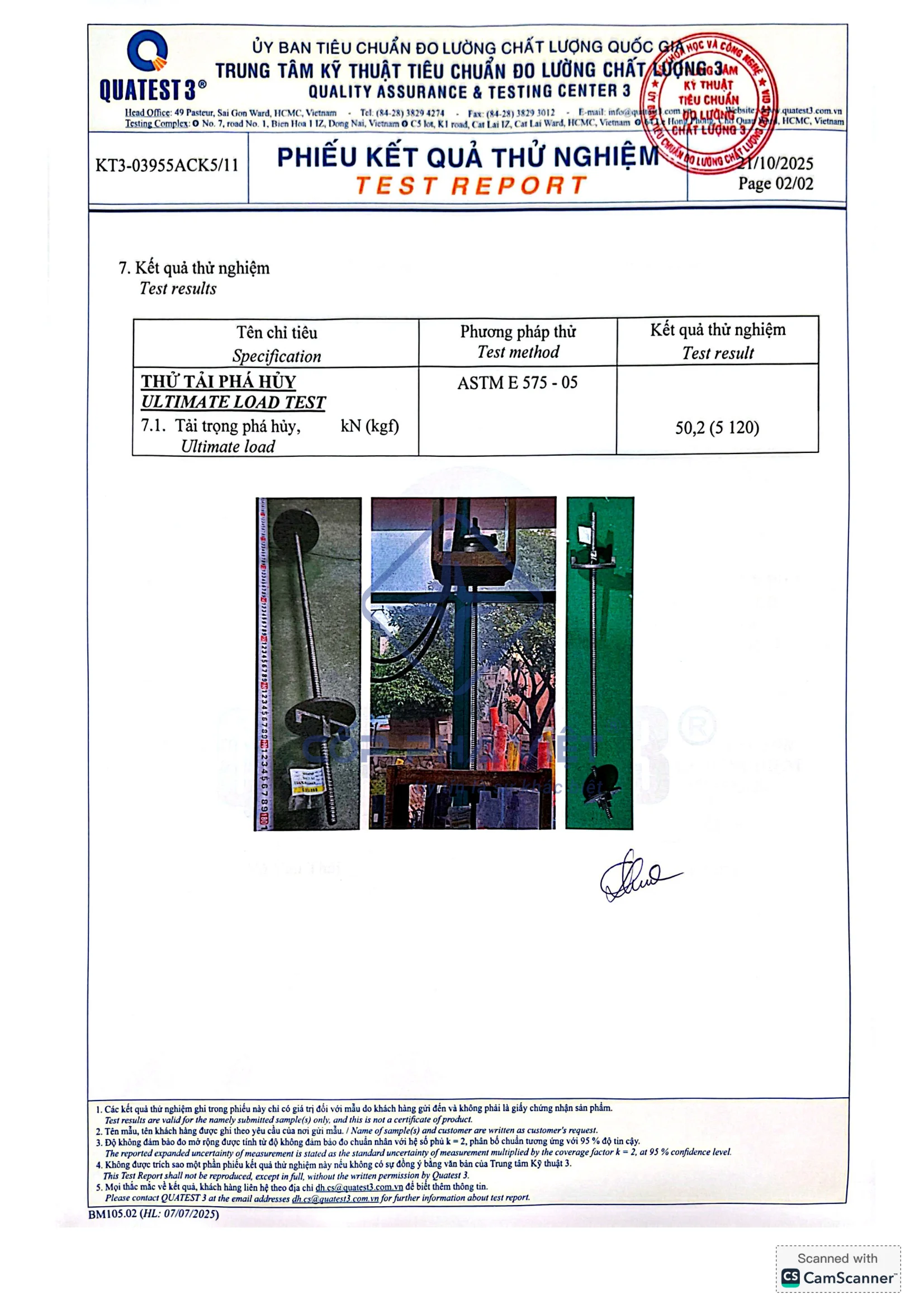 Test Lực Kéo Ty Ren 12 - Trang 2