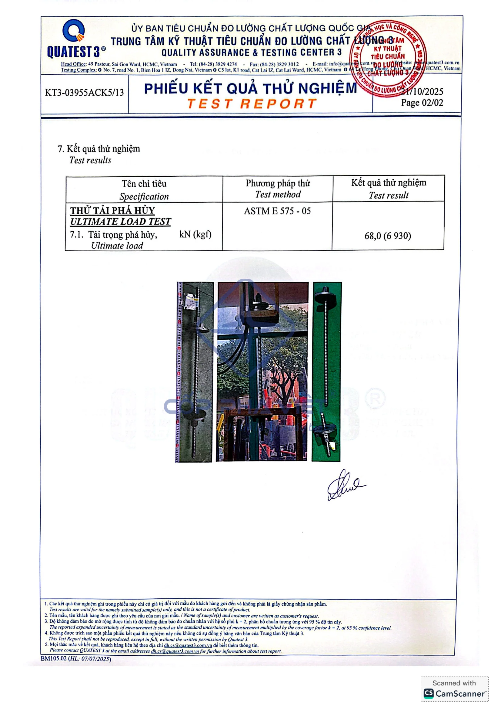 Test Lực Kéo Ty Ren 16 - Trang 2