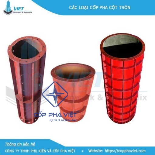 Cốp pha cột tròn, trụ tròn