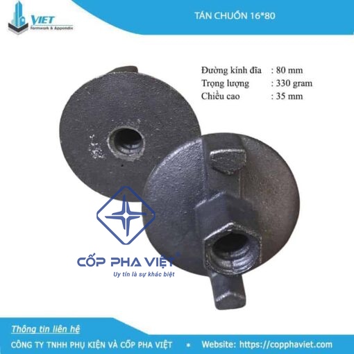 Tán Chuồn D17 Đường Kính 80mm