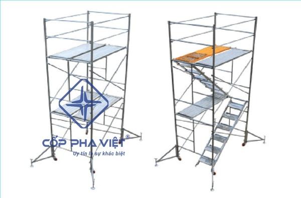 Sử dụng thang móc giàn giáo an toàn