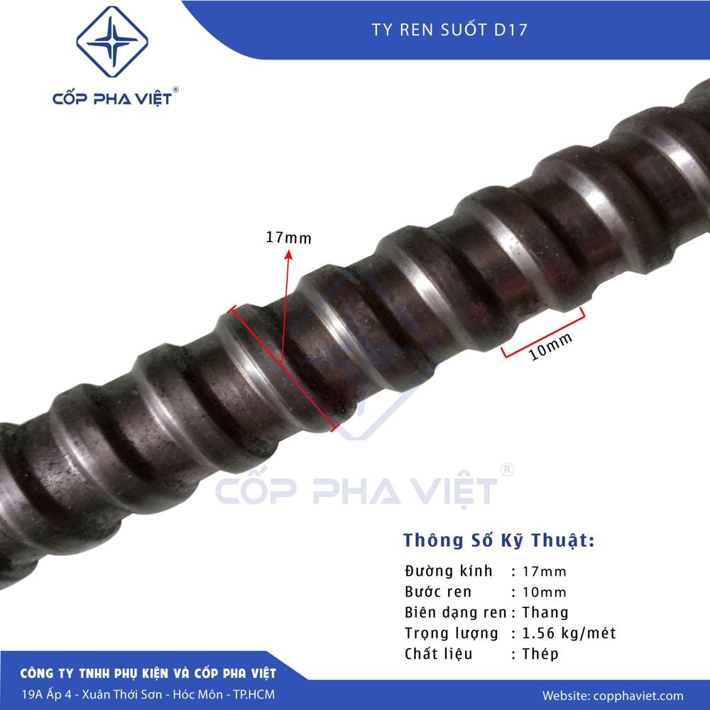 Ty ren D17 Cốp Pha Việt