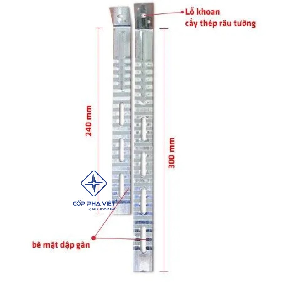 THÉP RÂU TƯỜNG CÁC QUY CÁCH