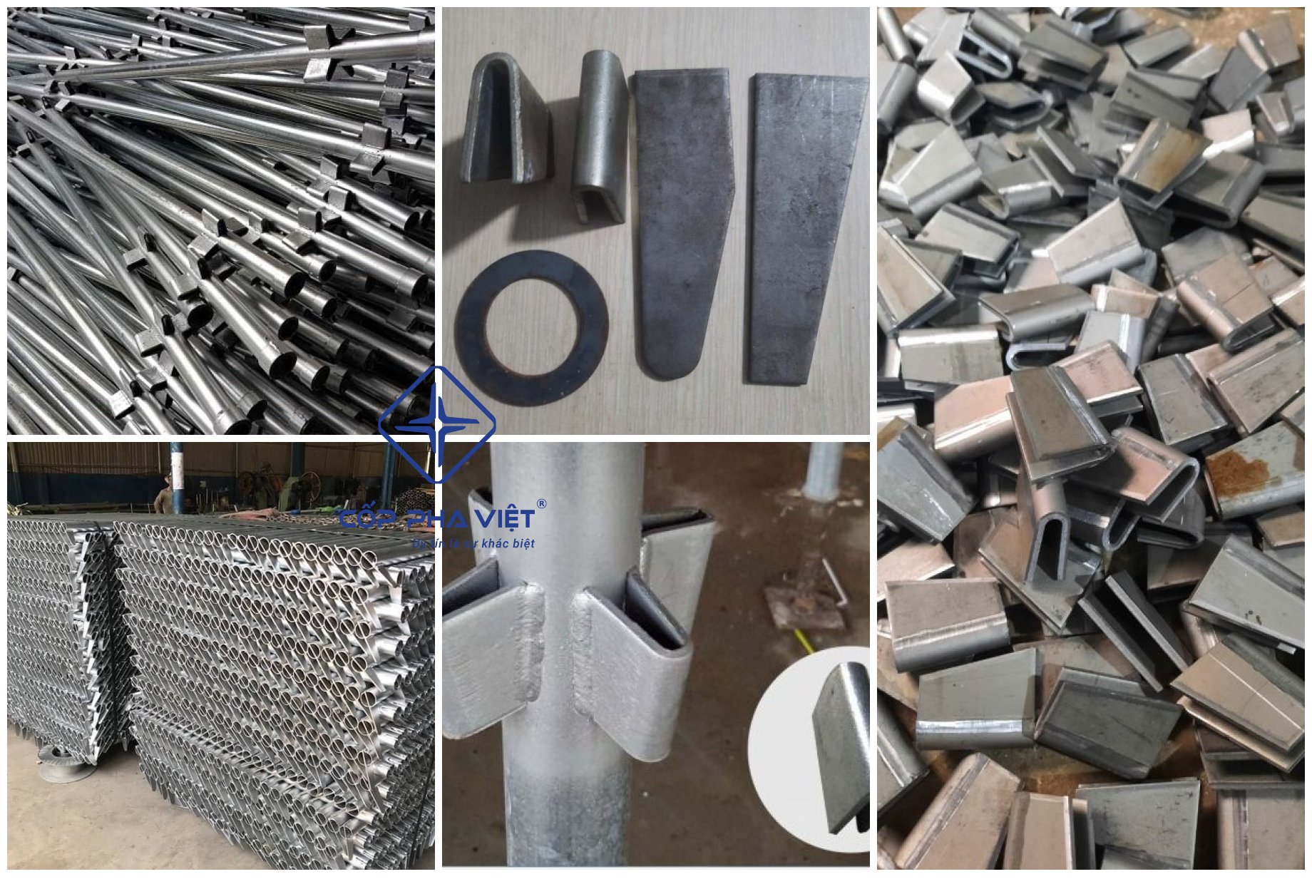 Ống nối giàn giáo nêm chống phi 42 PHU KIEN GIAN GIAO NEM 1