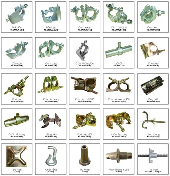 7 Phụ Kiện Giàn Giáo Phổ Biến Đáp Ứng Mọi Nhu Cầu Thi Công