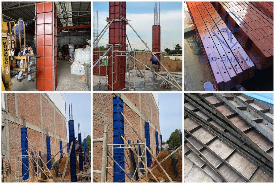 Những Khó Khăn Thường Gặp Trong Quy Trình Cốp Pha Cột Vuông
