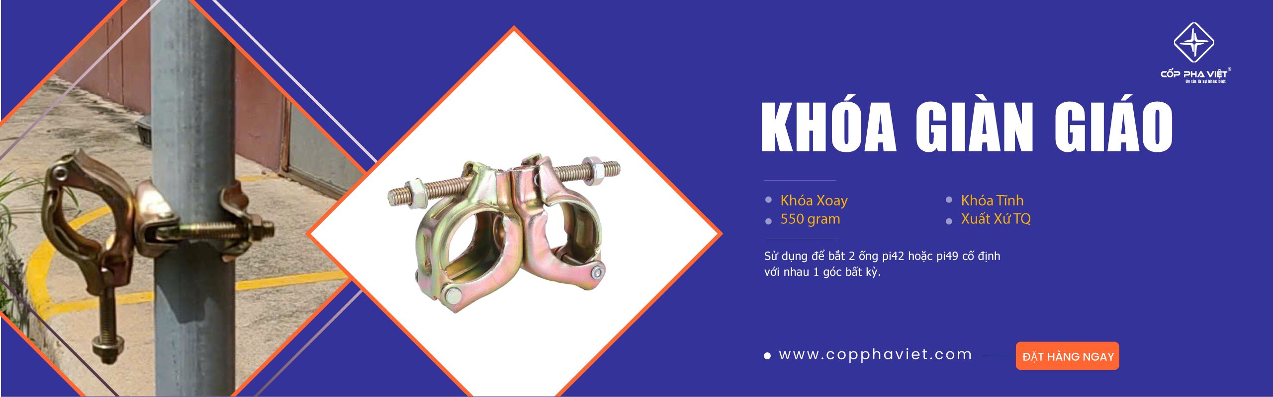 KHÓA GIÀN GIÁO XÂY DỰNG