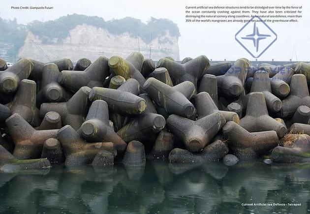 Ưu điểm và ứng dụng của Tetrapod trong dự án bảo vệ bờ biển