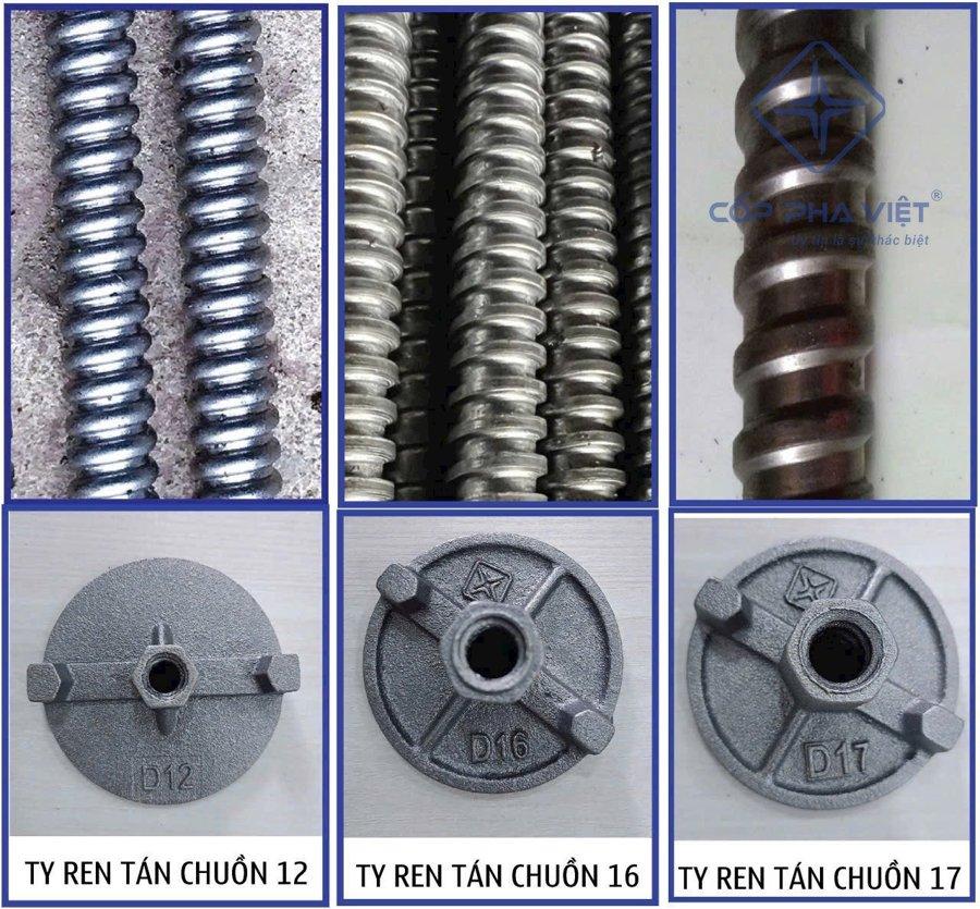 Sự khác biệt giữa tyren tán chuồn và ty ren bát chuồn