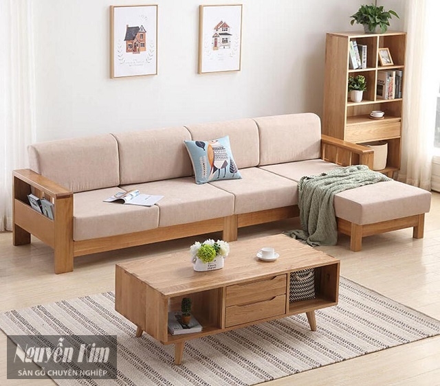 bàn ghế gỗ trang trí phòng khách