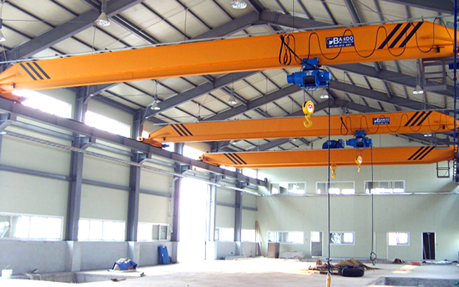 bản vẽ nhà thép tiền chế có cầu trục