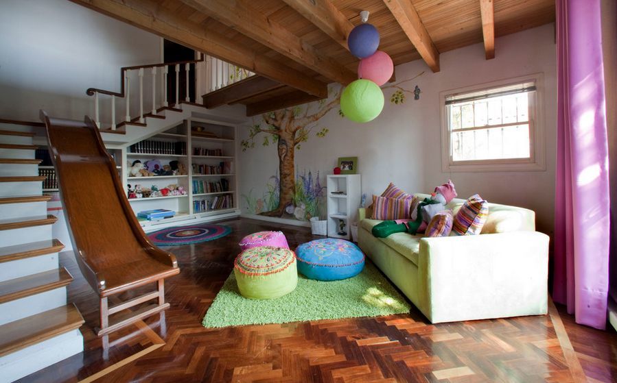 Phòng đọc sách cho bé rộng rãi, thoáng mát đảm bảo không gian tìm tòi và học hỏi