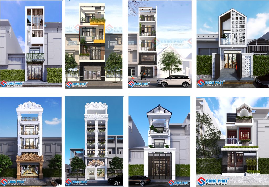 Bản vẽ thiết kế nhà phố năm 2020