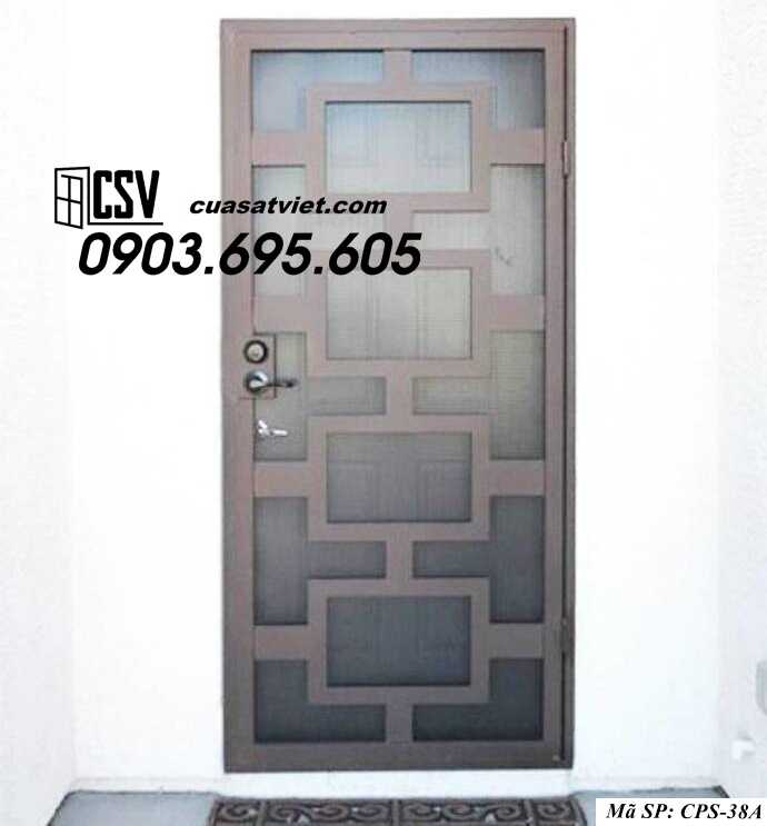 Mẫu cửa sắt 1 cánh CPS a